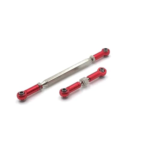 RC Repair Parts Compatible with MN D90 D99 for MN-90 FJ-45 1/12 RC Car Crawler Metal Adjustable Steering Linkage Servo Link Pull Rod Turnbuckle(Blue) - size: Blue