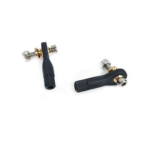 Replacement Part For 10pcs M2 M3 Rod End RC Ball Joint Link With Screw Set For RC Airplane Car Buggy Boat Crawler - (Color: M2 Cup A) - color: M2 Dual Cup A