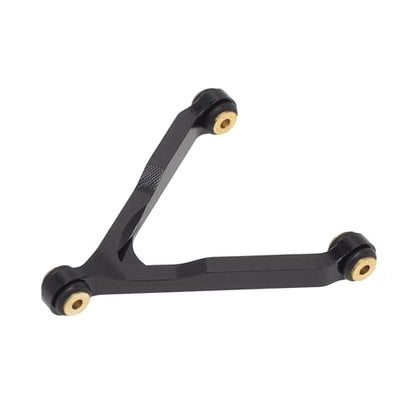DKKY CNC Aluminum High Clearance for 1/24 RC Crawler LWB 133.5mm Axial SCX24 AXI90081 Deadbolt AXI00004 B17 Upgrades (Black) - color: Black