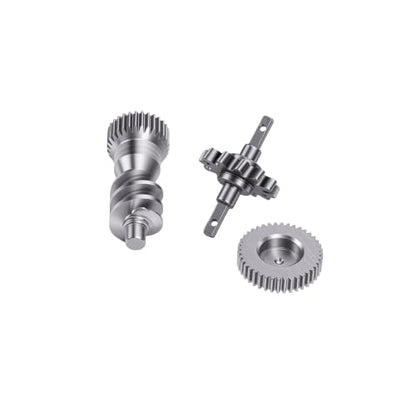 Generic Carbon Steel Gearbox Gears Bearings Set for Enhanced Performance in SCX30 1/30 RC Crawlers, 9.5g Complete Upgrade Kit