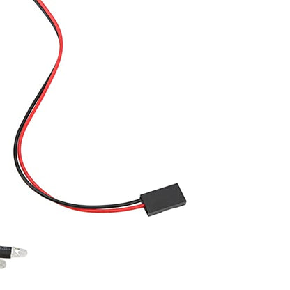 RC Car LED Lights, 5-9V Simulation 2 White 2 Red RC Truck LED Lights Attractive for Axial Scx24