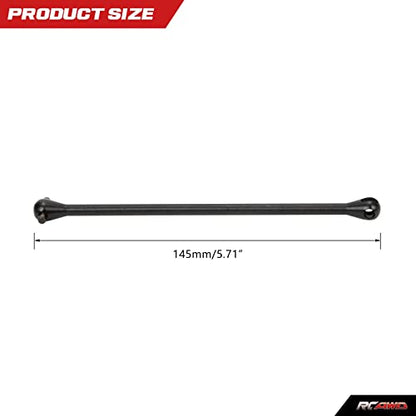 RCAWD CVD Driveshaft for Arrma Outcast 8S, Dogbone 136mm #45 Steel ARA310973 Fit for Arrma Outcast 8S BLX RTR EXB Roller Upgrade Parts (Black)