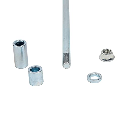 Mokuo 12mm 280mm Front Rear Axle with Bushing 5mm 20mm 30mm Fit for Pit Dirt Bike Moped Scooter QUAD ATV Mini Bike Parts - size: 12-280