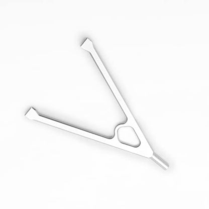 Aluminum Silver Front Chassis Linkage Y-Link Tree for 1/10 AXIAL SCX10 Rock Crawler Wrangler