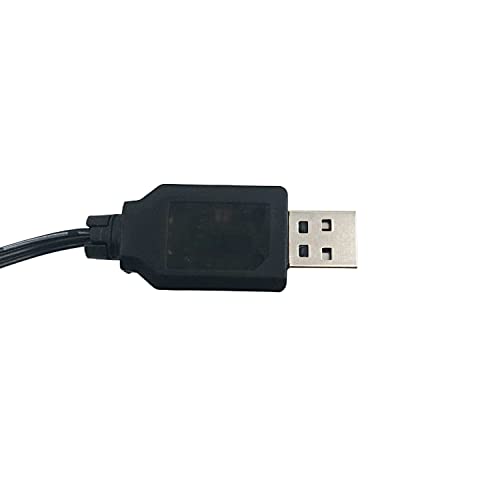 FainWan 2pcs USB Charger Cable 1A with XH-3P Connector Compatible with Ho-sim Q903 Q905 Axi-al SCX10 2S 7.4V LiPo Battery RC Car Rock Crawler FPV Drone Quadcopter