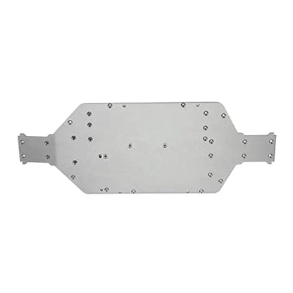 Astibym Aluminum Alloy CNC RC Car Chassis Plate, Chassis Armor for ZD Racing -10 7507 1/10 Scale Off-Road Vehicle Upgrades