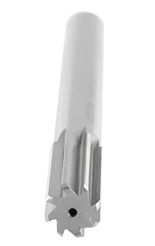 Accusize Industrial Tools 16.0 mm H.S.S. M2 Straight Shank Straight Flute Chucking Reamers, Right Hand, 14.4 mm Shank Dia, 8 Flute, 9'' Oal, 0400-5160 - size: 16.0 mm