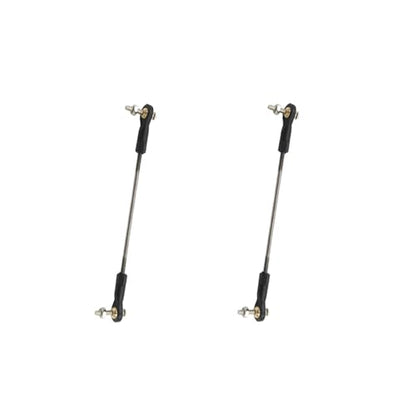 2PCS RC Toy Push Rod Adjustable Tie Rods Ball Head Joint Servo Linkage Link Rod for RC Airplane Helicopter Car Boat DIY Model Toy Parts (M3x100mm) - style: M3x100mm