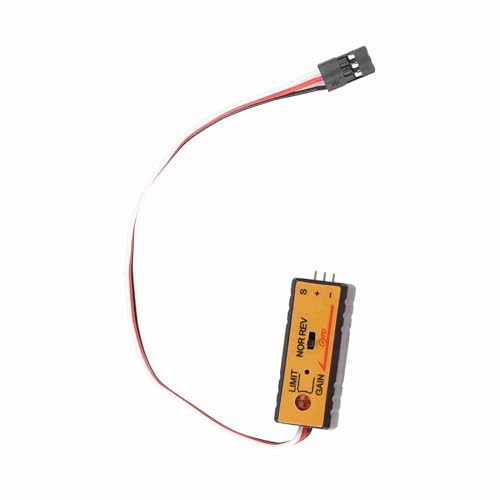 Mini Stability Control Gyro with Single Stage Gain Sensitivity Adjustment 4-6V, RC Gyro Controller Module, for RC Cars and Boats