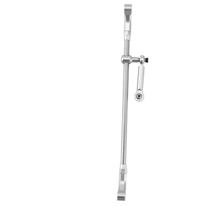 RC Tie Link Rods Compatible with Losi for LMT 1/8 RC Car Truck Upgrade Parts Accessories Aluminum Alloy Steering Linkage Set Link Rod(White) - color: White