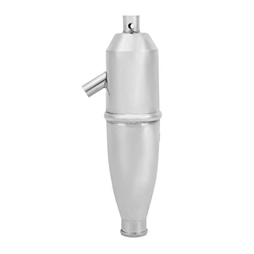 RC Car Exhaust Pipe,Aluminum Side Exhaust Pipe for 1/10 HSP RC Buggy Car Parts Truck Engine Parts for Cars, Sedans Nitro Truck Engine Parts