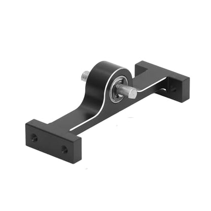 RC Cars Models 70mm Transfer Case Transmission Gearbox with 5mm D Shaped Shaft for 1/10 RC Crawler Upgrade Parts Accessories(Black) - color: Black