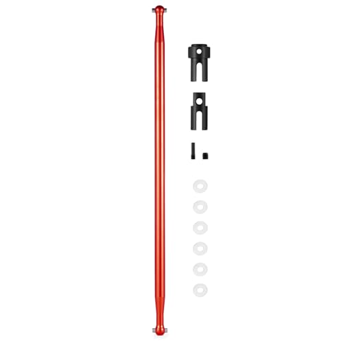 Aluminum Center Driveshaft Upgrade Parts, Red | For Tra-xxas 1/10 Slash 4X4 RC Car - color: Red