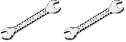Capri Tools 7/32 in. x 9/32 in. Slim Mini Open End Wrench, SAE (Pack of 2) - size: 7/32 in x 9/32 in (Pack of 2)