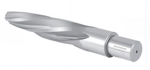 Accusize Industrial Tools Chucking Reamer, 15/16 in, 0521-1516 | 15/16" HSS Aligning Reamer with 3/4" Weldon Shank - size: 15/16 in.