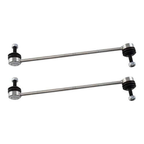 TRQ Front Driver and Passenger Side Sway Bar Link Set 2 Piece Compatible with 07-16 Volvo S80 08-10 V70 08-16 XC70 10-17 XC60 11-17 S60 15-17 V60 15-17 V60 Cross Country - style: PSA17663