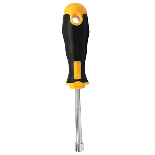 Bonsicoky 7mm Socket Wrench Screwdriver, Hex Nut Driver | Cushion Grip, High Carbon Steel, Furniture Assembly, Bicycle & DIY Repairs - size: 7,mm