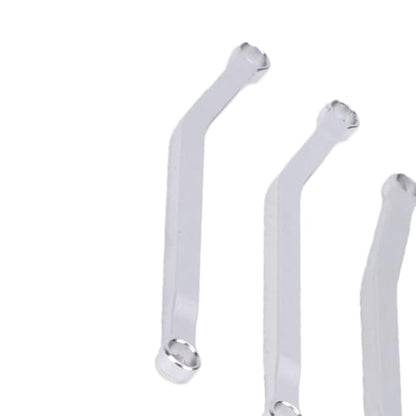 Keenso High Clearance Chassis Links Set, Aluminum Alloy RC Crawler Chassis Steering Links Set with Polished Finish, Linkage Kit for 1/10 RC Crawler Upgrade and Replacement