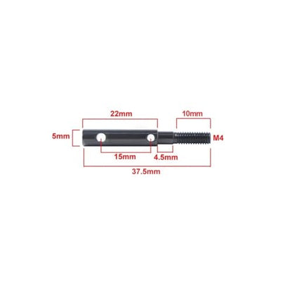 COMODO RC Crawler Drive Shaft 1/10 Scale AR45P Universal Joint Straight Shaft Compatible with III AR45 Portal Axle Models(Portal Gear 21T 14T) - color: Portal Gear 21t 14t