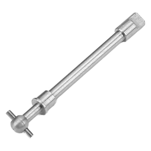 RC Front Axle Drive Shaft, Stainless Steel Front Axle Drive Shaft Replacement for SCX24 1/24 RC Crawler Car Upgrade Parts Accessory