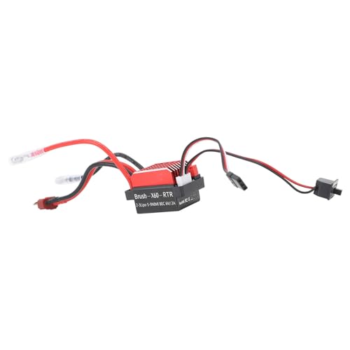 320A RC Brushed ESC Bidirectional Electronic Speed Controller with Brake for 1/10 Remote Control Car and Boat
