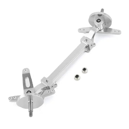 RC Car Accessories for Tamiya 1/14 Metal Front Axle Steering Assembly Link Pole Linkage Rod No Power Steering Rod RC Truck Tractor Car Upgrades Parts(Size 2) - size: Size 2