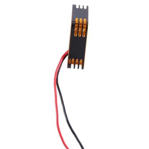 Metal Shell ESC Motor 25mm Cooling Fan High-Speed Heat Dissipation Fan Cooler for RC Car Replacement Spare Part Accessory Gold