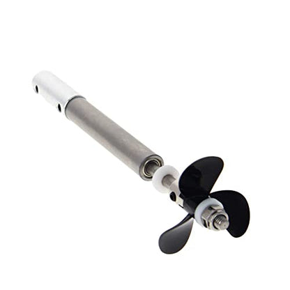 Heyiarbeit Drive Shaft Fit for 3.17mm Motor Shaft w Propeller and Universal Joint for RC Boat, L100mm Shaft, L50mm Sleeve, D36mm Propeller - size: 3.17MM