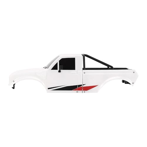 RC Spare Part Compatible with TRX4M for Defender for Bronco for Pickup Hard Body Shell with Bed Rack 1/18 RC Crawler Car Upgrade Parts(White) - size: White