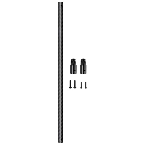 Que-T 1/8 RC Carbon Fiber Center Brace Bar for Arrma Vendetta Infraction 3S BLX Central Chassis Support Bar Upgrade (Black) - color: Black