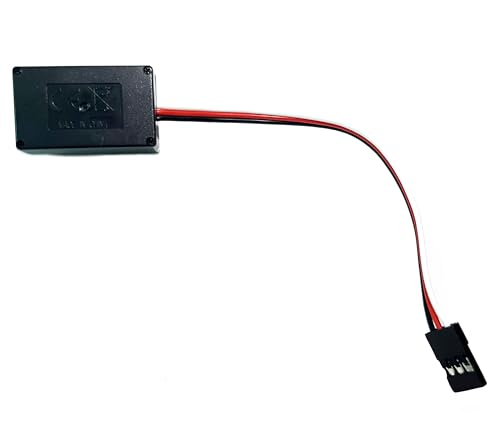 4-6V RC Car Gyro Stabilizer Module SMM System Sensitivity for HBX WPL D12 | SMM vibration gyro sensor, digital PI control, adjustable sensitivity via potentiometer, steering direction switch, 4-6V