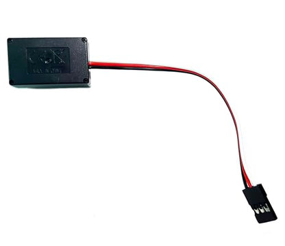 4-6V RC Car Gyro Stabilizer Module SMM System Sensitivity for HBX WPL D12 | SMM vibration gyro sensor, digital PI control, adjustable sensitivity via potentiometer, steering direction switch, 4-6V
