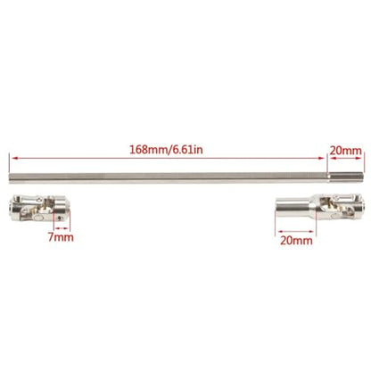 1/10 RC Crawler Stainless Steel Cut to Length Driveshaft 68-229mm Universal Drive Shaft for SCX10 III/Pro Capra TRX4 VS4-10 UTB18 LCG Chassis Cheater Rigs Upgrade Parts (Black,2) - color: Black