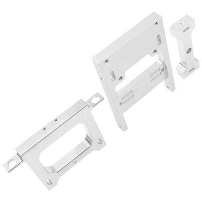 Metal Steering Servo Mount Fixed Bracket & Rear Bumper Trailer Hook Compatible with WPL B1 B14 B16 B24 B36 1/16 RC Car Upgrade Parts