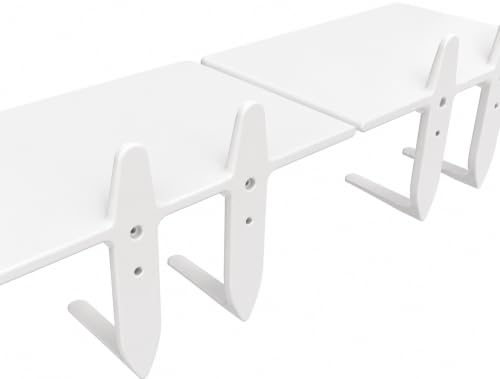 Wall Mount with Transmitter Hook Display for 1/18 1/24 Scale RC Crawler Truck（NO Truck Included） - white-2pcs - color: White-2pcs
