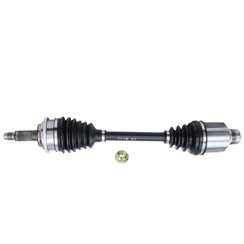 Detroit Axle - Front 2pc Steering Knuckle CV Axle for Ford Fusion | Mercury Milan Lincoln MKZ 2006-2012 Passenger Side CV Axle Steering Knuckle & Wheel Bearing Hub Replacement - size: 2UX47648/Pair