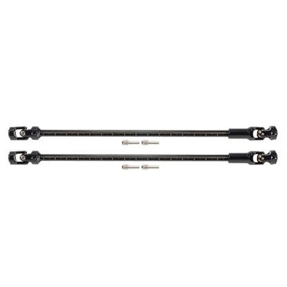 1/10 RC Crawler Stainless Steel Cut to Length Driveshaft 68-229mm Universal Drive Shaft for SCX10 III/Pro Capra TRX4 VS4-10 UTB18 LCG Chassis Cheater Rigs Upgrade Parts (Black,2) - color: Black