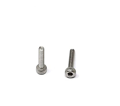 iexcell 100 Pcs M2 x 10mm Thread Pitch 0.4 mm Stainless Steel 304 Hex Socket Head Cap Screws Bolts Kit - size: M2 x 10mm