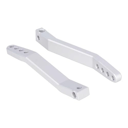 RCQQPS Metal Rear Sway Bar Anti-roll Set for 1/10 Axial Wraith RR10 Yeti Rock Crawler Car (Silver) - color: Silver