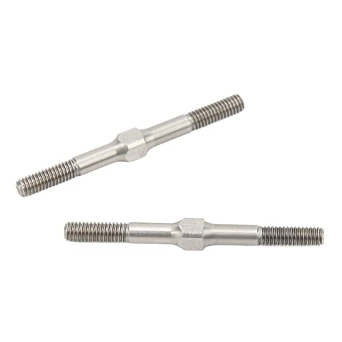 2Pcs RC Steel Turnbuckle M4 48mm RC Turnbuckle Link for ARRMA Granite for Big Rock for Typhoon for Senton 3S Brushless Brushed Series 1/10 RC Cars
