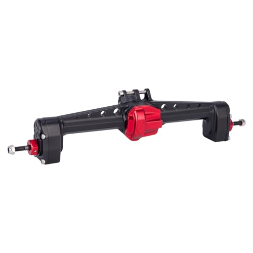 SCX10 III Portal Axles, Aluminum Alloy Complete Front Rear Axle for Axial SCX10 III AXI03007 1/10 RC Crawler Upgrades(Black) - color: Black