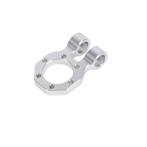 Compatible with SCX10 for PRO for Element for Power for Wagon for Comp DIY Modular Shackle Fits 4.5mm Tube Bumper 1/10 RC Rigs Crawler RC Car Accessories(Silver,1PCS) - color: Silver, size: 1PCS