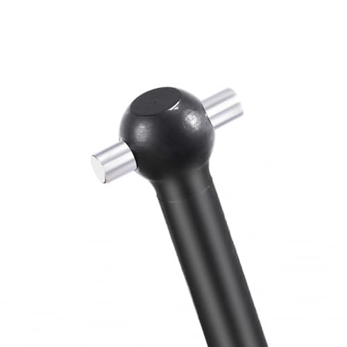 Que-T 1 Pair Steel Drive Shafts CVD RC Replace Driveshafts Front & Rear Universal for 1/10 Tamiya TT02 RC Car