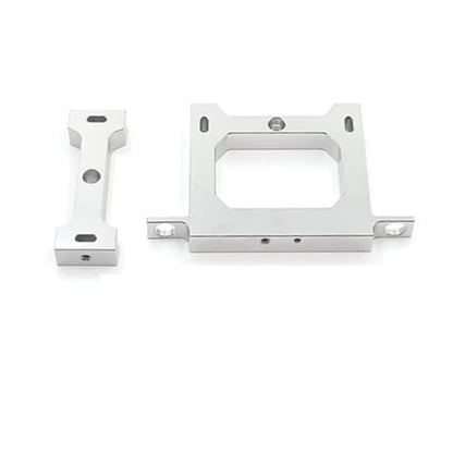 Rc Crawler Bumper Compatible with WPL B14 B24 B16 B36 C14 C24 1/16 RC Car Truck Metal Beam + Rear Bumper with Tow Hook Upgrade Parts