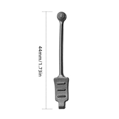 HobbyPark 20pcs RC Rubber Retainer Pull Tabs for 1/18 1/24 RC Car Body Clips (fit 0.7mm 1.0mm Rod) - size: fit 0.7mm 1.0mm Rod