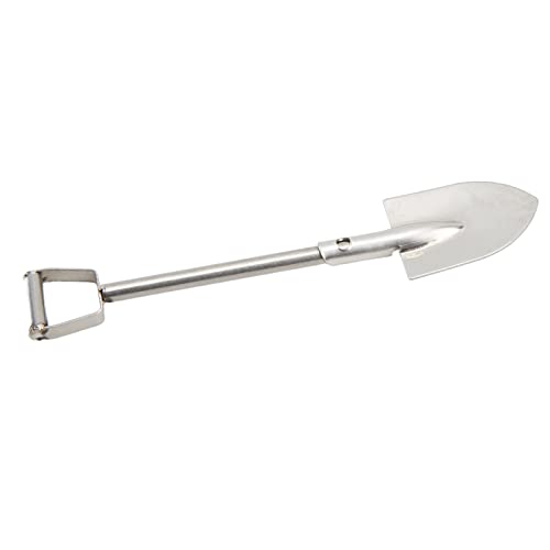 RC Car Metal Shovel Tool, 3.1 x 0.7 Inch Decorative Accessory Compatible with SCX24 1/24 1/18 Scale Remote Control Cars
