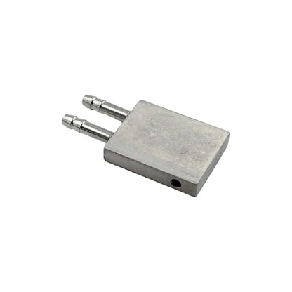 1PC RC Boat Aluminum Alloy Water Cooling Block Sheet Electric Speed Controller Radiator for RC Brushless Electric Boat DIY Model Ship Electric Speed Controller Water Cooling Parts (32x25mm Silver) - style: 32x25mm Silver