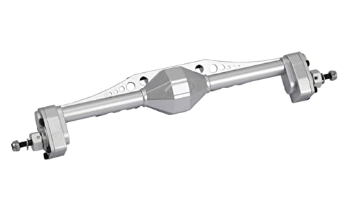 Aluminum Alloy Rear Portal Axle for Capra 1.9 UTB AXI03004 1/10 RC Crawler Car Upgrades (Silver) - color: Silver