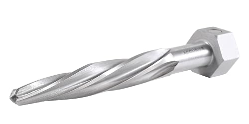 Accusize Industrial Tools 11/16'' Bridge Reamer, Magnetic Hex Shank, Hss Spiral Flutes Aligning Reamers, Car Reamers, 1523-8025 | Magnetic Hex Shank, HSS Spiral Flutes Aligning Reamers, Size: 11/16", Flt Len: 4-1/2", OAL: 6-1/2", Hex Shank Size: 1-1/16" -
