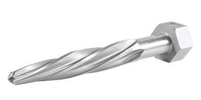 Accusize Industrial Tools 11/16'' Bridge Reamer, Magnetic Hex Shank, Hss Spiral Flutes Aligning Reamers, Car Reamers, 1523-8025 | Magnetic Hex Shank, HSS Spiral Flutes Aligning Reamers, Size: 11/16", Flt Len: 4-1/2", OAL: 6-1/2", Hex Shank Size: 1-1/16" -